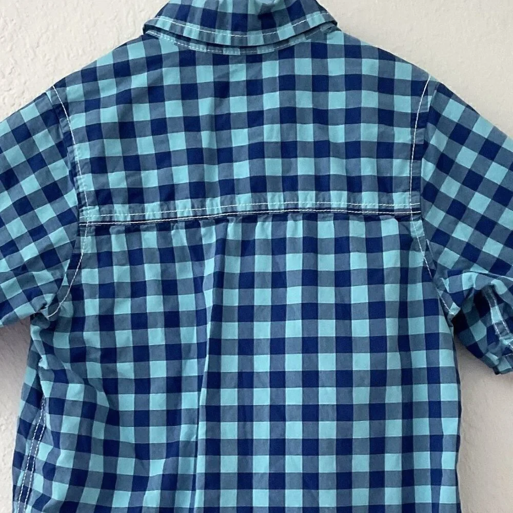 OSHKOSH B’GOSH PLAID BUTTON-DOWN SHIRT LIKE NEW